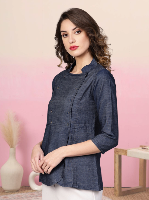 Denim Regular Top (Blue)