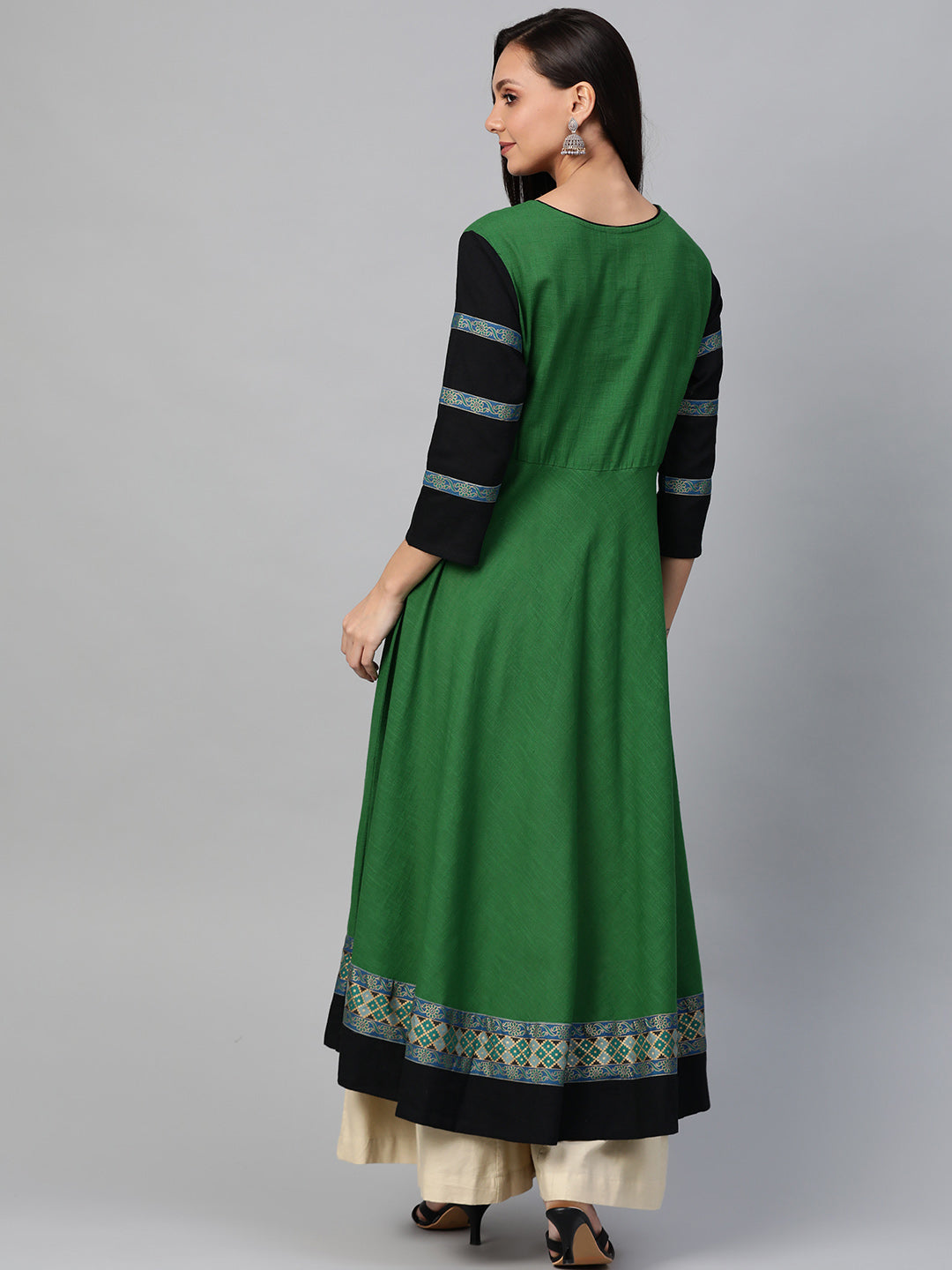 Fashion Plus Store Women's Rayon Anarkali Kurta