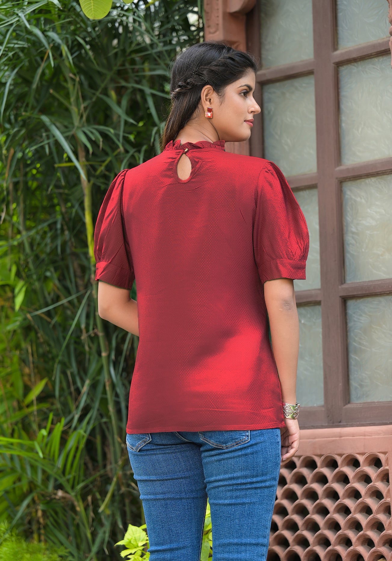 Rayon Dobby Designer Top