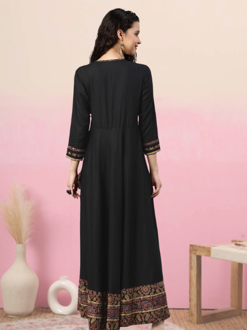 Printed Anarkali Kurta