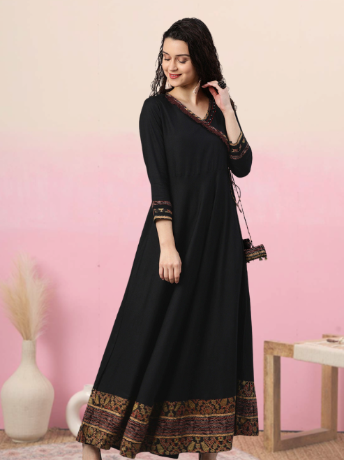 Printed Anarkali Kurta