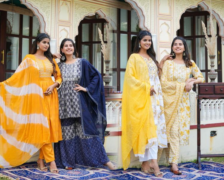 Haldi Function Dresses