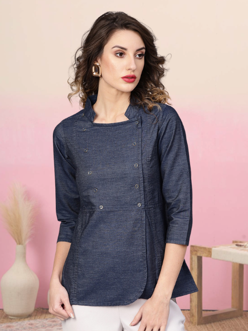 Denim Regular Top (Blue)