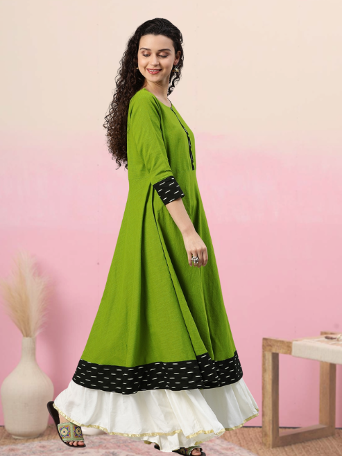 Printed Anarkali Kurta
